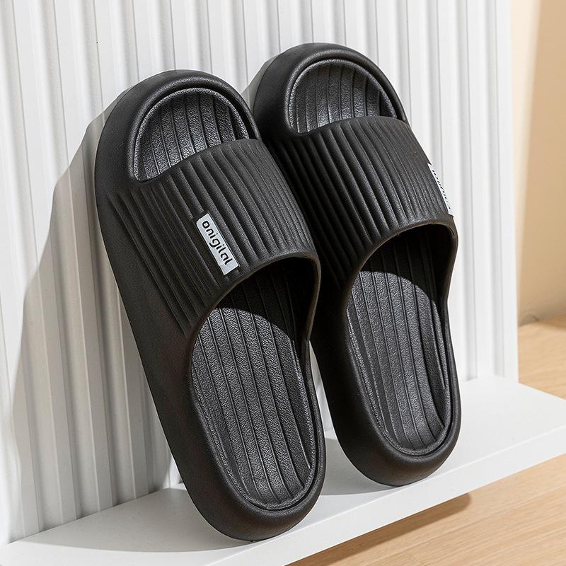 Весенне-летние новые простые модные шлепанцы на мягкой подошве, женские, для пар, для дома, нескользящие, износостойкие