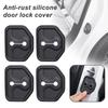 4pcs Absorber Cushion Silicone Car Door Lock Buckle Anti-collision Protective Cover For Volvo EX30 Anti-rust Door Lock Cover