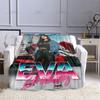 Fashion EVA Queen Thin Blanket Beauty Art Pattern 3D Printing Blanket Flannel Portable Home Travel Office Blanket