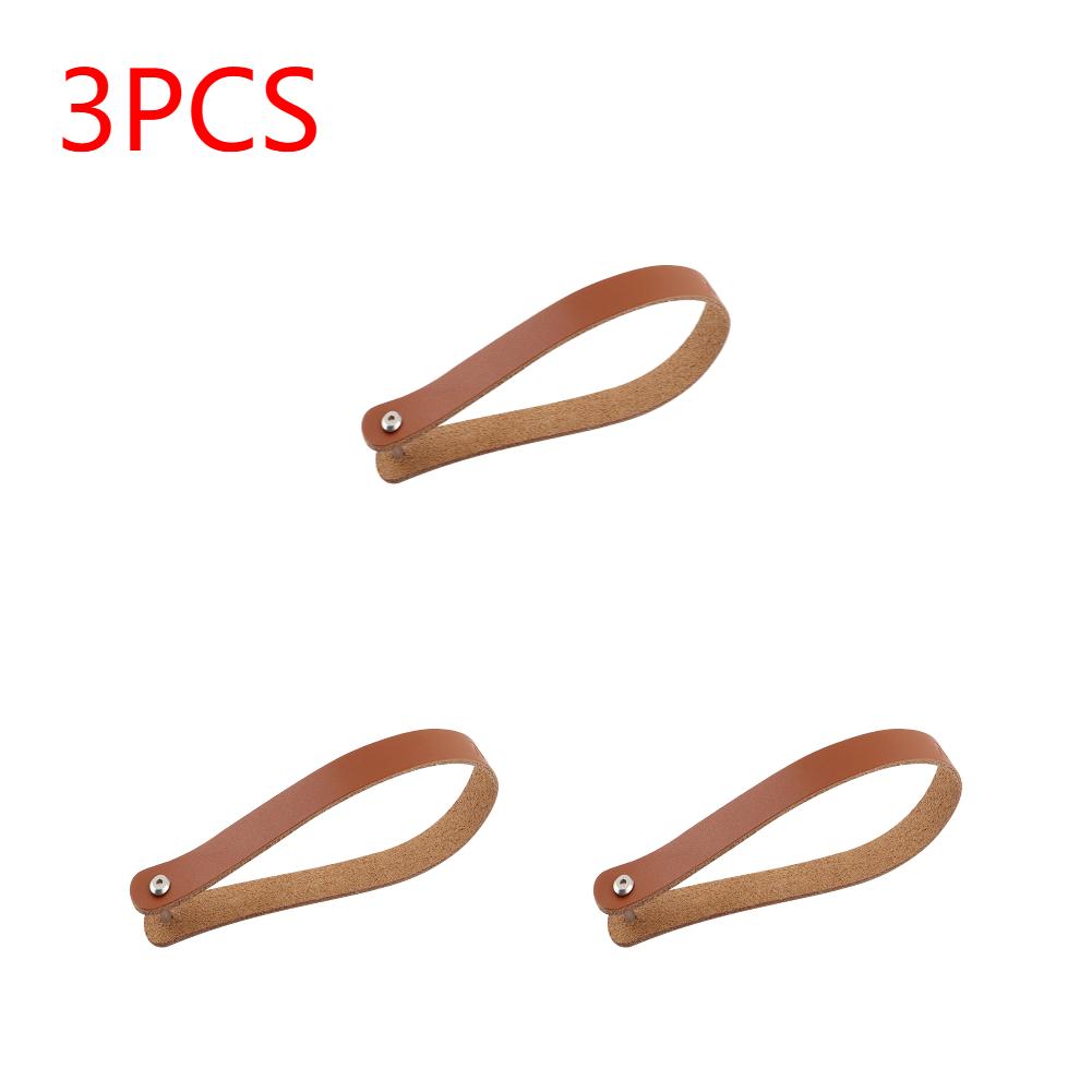 1/2/3Pcs Foldable Front Bag Quick Release Cowhide Handle Pull Ring Belt For Brompton Folding Bike Carrier Bicycle Accessories