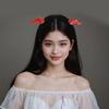 Detachable Devil Horn Hairband For Kids Adult Halloween Costume Parties RolePlay Theme Event Anime Hair Decoration