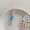 Creative Braided Lanyard Keychain  Keyring For Phone Case Women Anti Lost Knot Rope Strap Car Key Chains Diy Accessories
