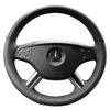 Для Mercedes Benz W164 M-Class ML350 ML500 X164 GL-Class GL4 Черная кожаная накидка на руль автомобиля с ручной прошивкой, нескользящая