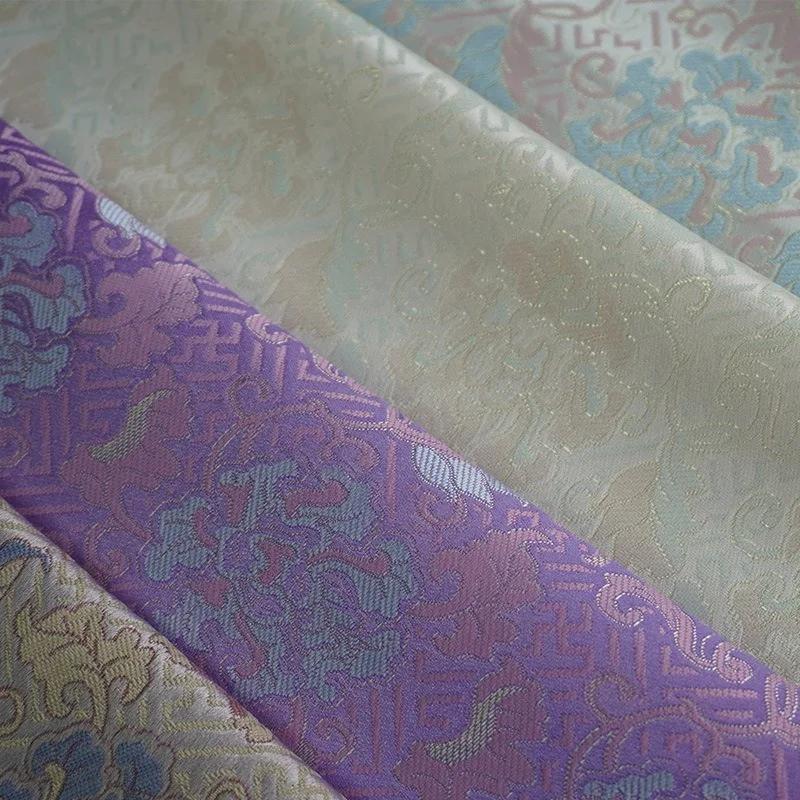 Hanfu Jacquard Fabric European Style Home Textile Fabric for Sewing Dress Sofa Bag Upholstery Furniture Background Decor