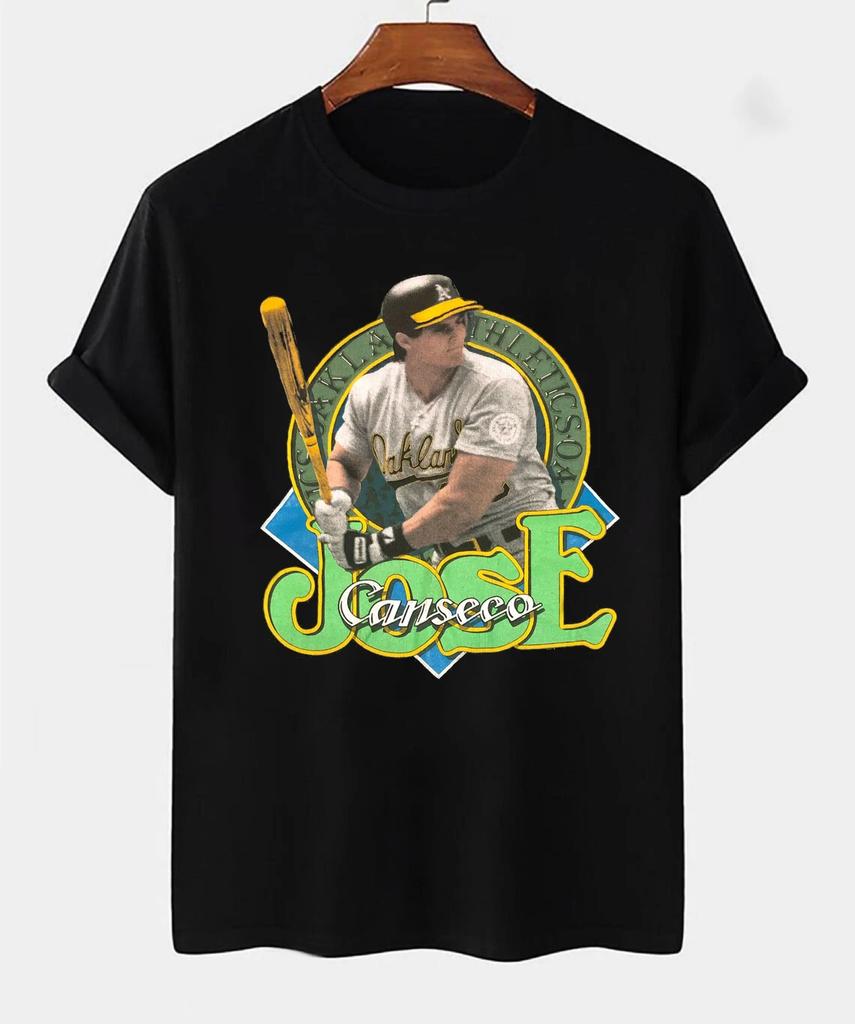 Men's and Women's T-shirts Jose Canseco Baseball Men BLACK All Size S-5XL