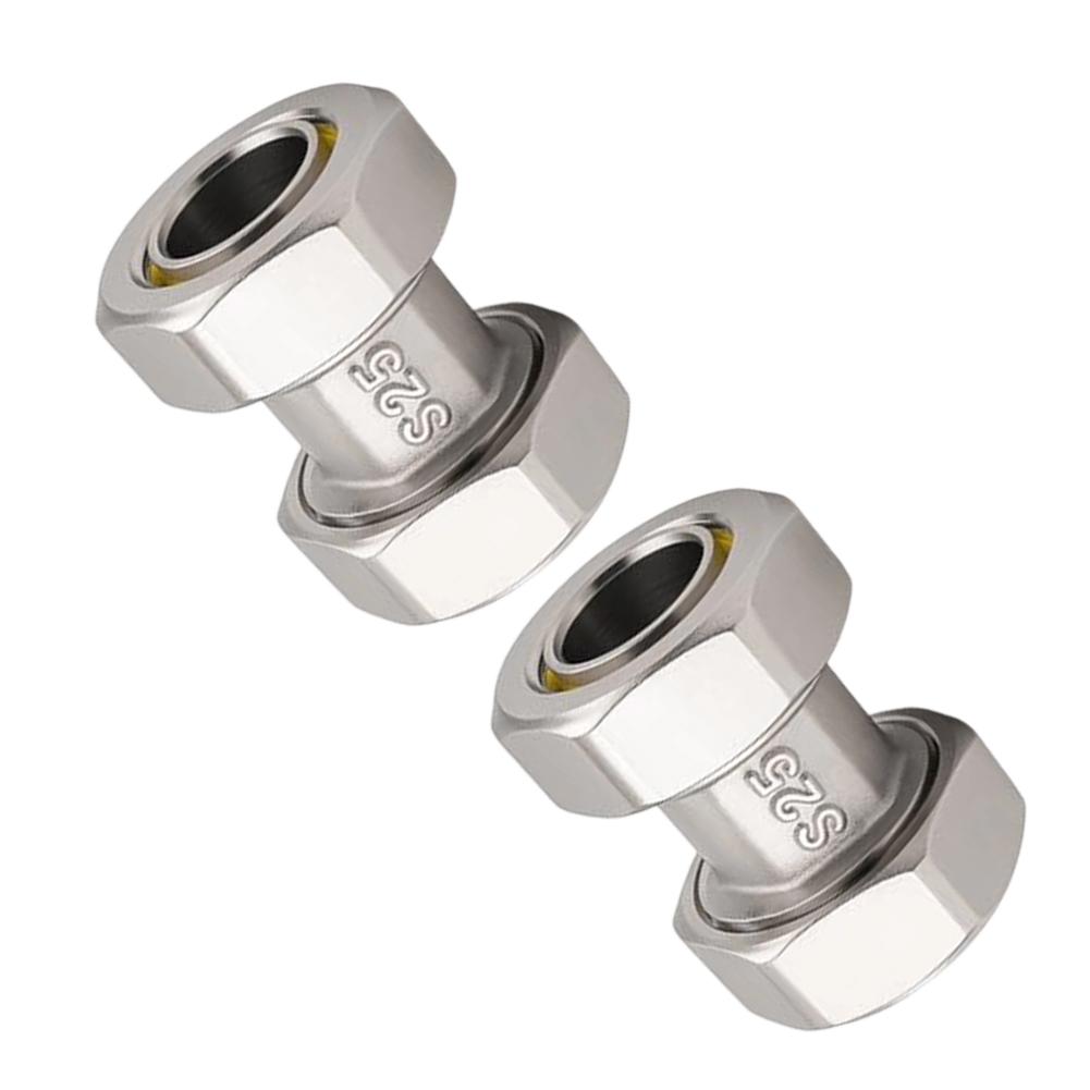 2 Pcs 3/4" Air Line Fittings For Rapid Air System For Shop Compressed Air Piping Pneumatic Pipe Joint Accessories