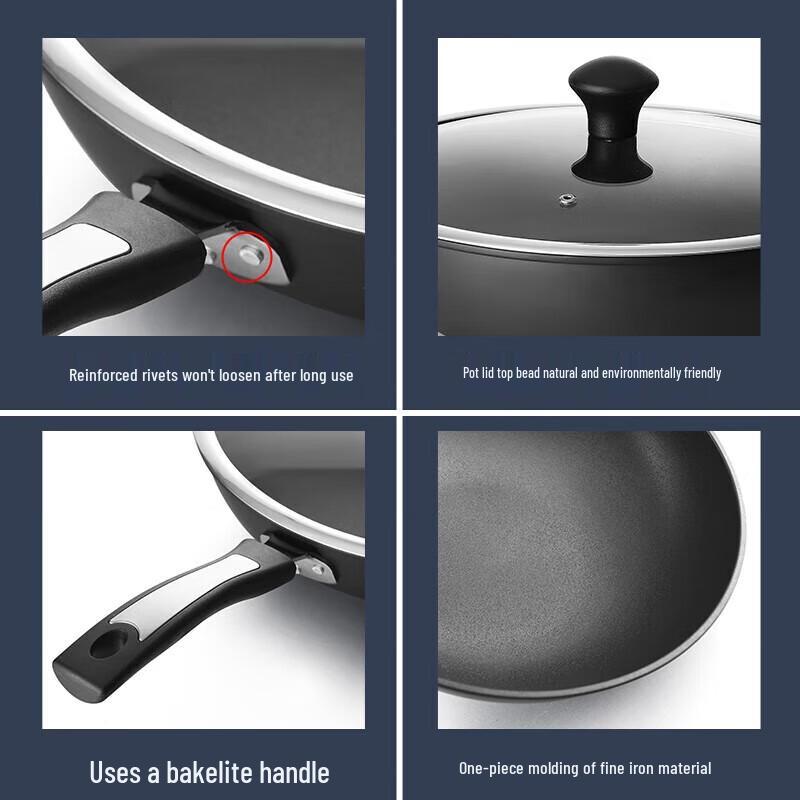 Kangbach Andrew 32cm Stainless Steel Wok