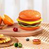 Hamburger Plate Set Plates and Bowls Ceramic Dinnerware Tableware for Housewarming