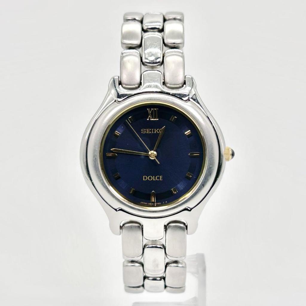 [USED] SEIKO DOLCE 5E31-6E90 Quartz Wristwatch