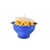 1/3Pcs Silicone DIY Microwave Popcorn Bowl Bucket Red Popcorn Maker with Lid Chips Fruit Dish High Quality Kitchen Easy Tools