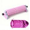 Розовый пенный ролик, регулируемый по высоте шест для йоги, ролик для фасций из ЭВА, расслабитель мышц