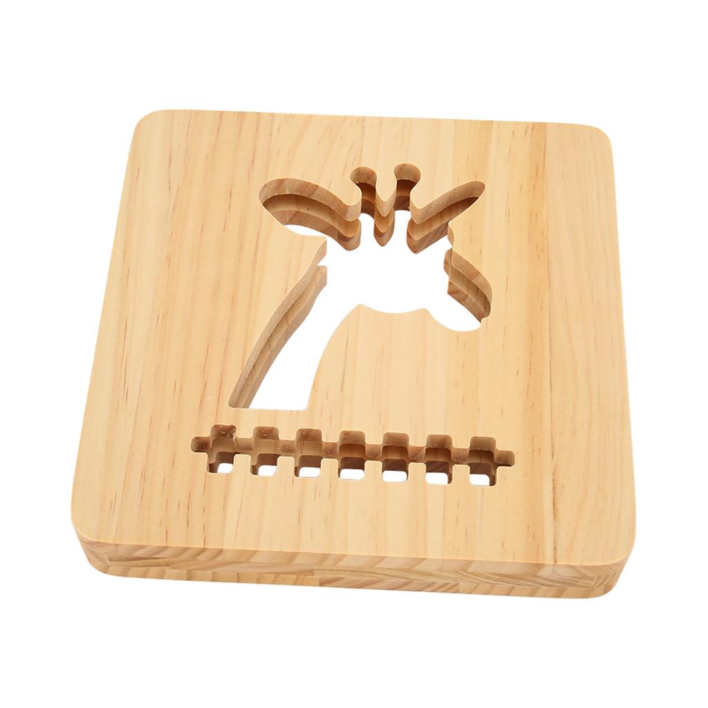 3D Деревянный Жираф Ночной Светильник Полый Светильник Для Дома Спальни Офиса Декор Для Детей Друзья Семья