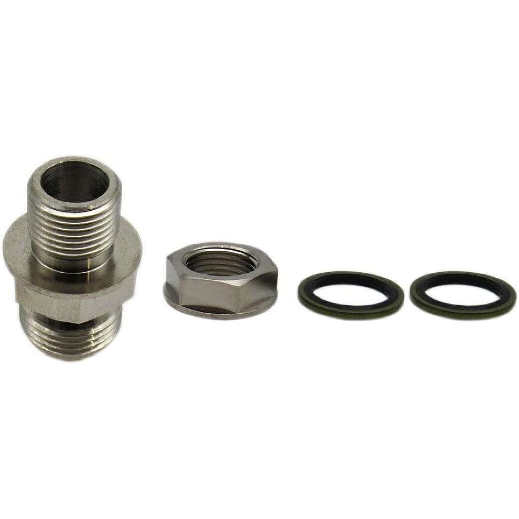 YL INC. New 10AN Turbo Oil Pan/Oil Return Drain Plug Adapter Bung Fitting No Weld