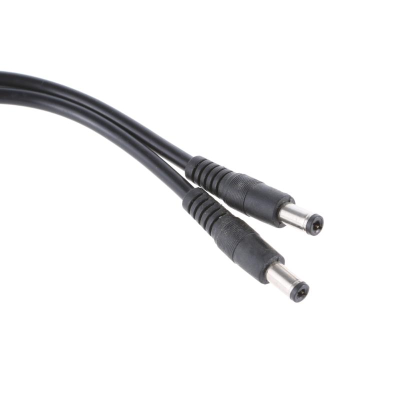 DC5.5x2.1MM Power Splitter Cable DC5525 Y Splitter Power Cable For LED, CCTV 18AWG Durability Power Cord 30cm/11.81in