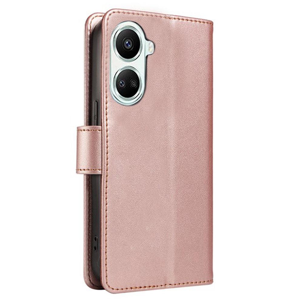 For Xiaomi Poco X7 Pro 5G/Redmi Turbo 4 5G Case RFID Blocking Leather Wallet Flip Phone Cover with Wrist Strap