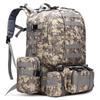 Oxford Cloth Outdoor Backpack Army Camouflage Tactical Backpack Mountaineering Large Combination Backpack Wearing Waist Bag