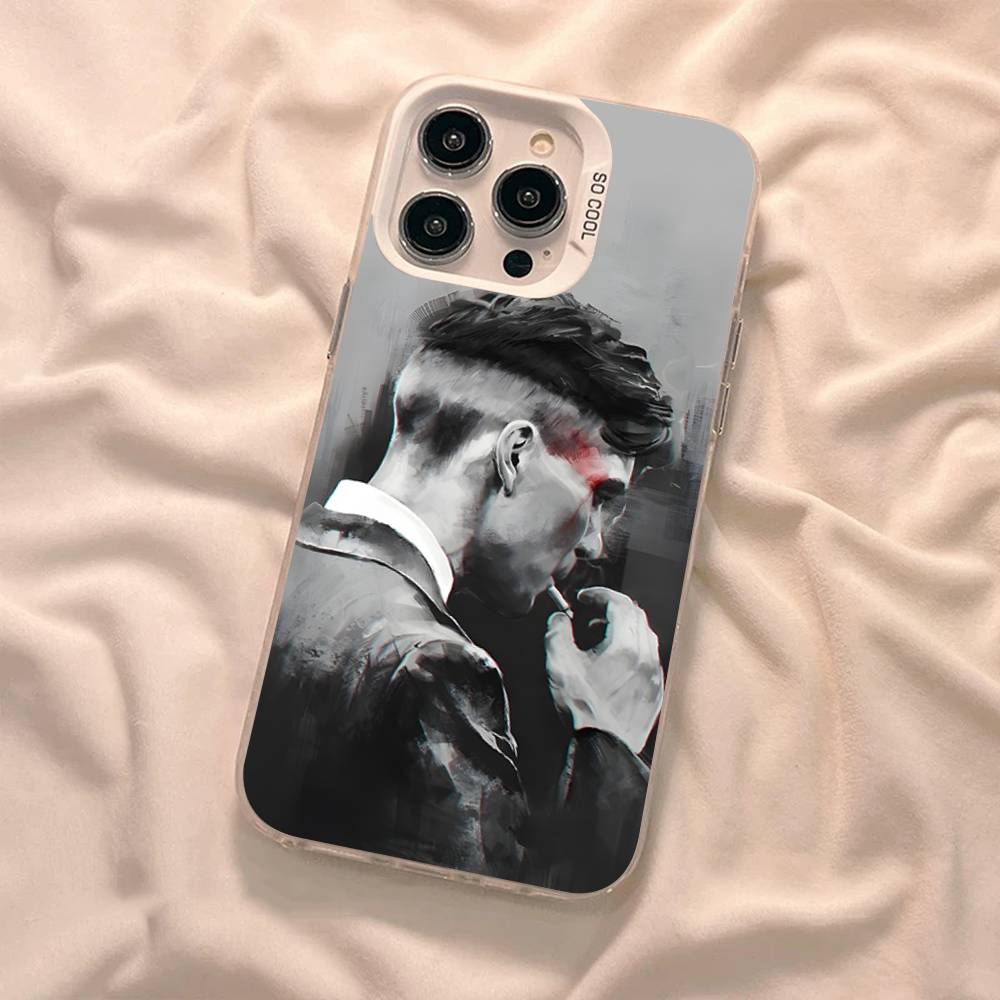 Чехол для телефона P-Peaky-S B-Blinders Для IPhone 17 16 Plus Pro Max 15 14 13 12 11 Матовый Цветной