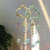 New Crystal Sun Catcher Cloud Window Wind Chime Hanging Rainbow Prism Pendant Jewelry Home Garden Decoration Festival Gifts