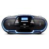 Boombox - TREVI - CMP 574 - Lecteur CD, USB, Radio - Noir et bleu
