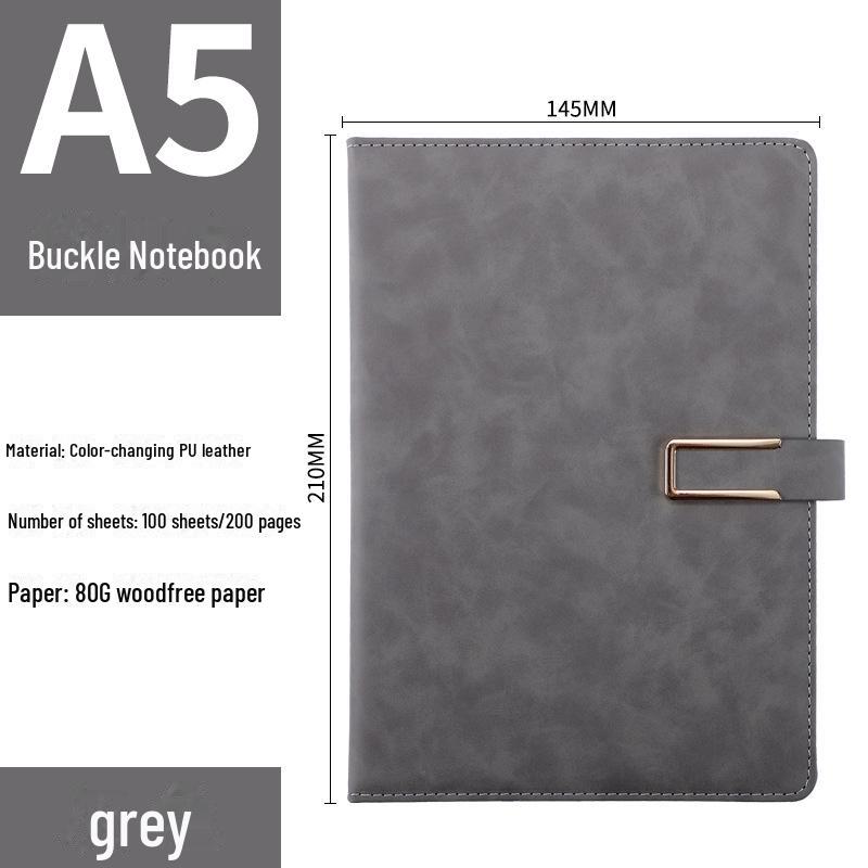 Креативный блокнот формата A5/B5 с U-образной пряжкой в проволочном переплете — настраиваемый логотип, идеально подходит для офисных встреч и студентов