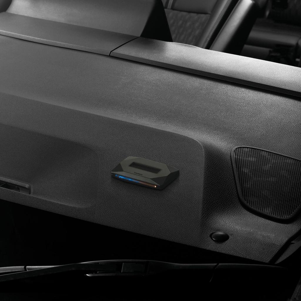 Carmate Автомобильный охранный датчик удара Встроенный охранный светодиодный индикатор Ночной сигнал Поток Светящийся синий Не требуется проводка Солнечный предупреждающий свет Автоматический