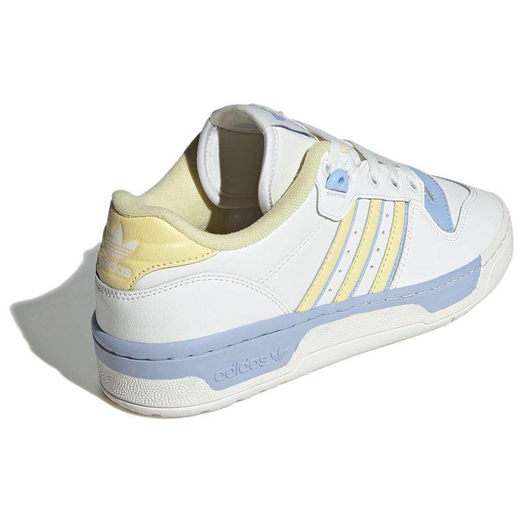 Adidas Женские кроссовки Rivalry Low White Blue Dawn Core-белые почти-желтые IG3332