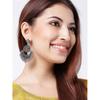 YouBella Fashion Jewellery for Women Afghani Tribal Oxidised Dangler Earrings for Girls and Women