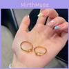 Золотые Медные Модные Покрытые Открытые Регулируемые Кольца Для Женщин Элегантный Дизайн