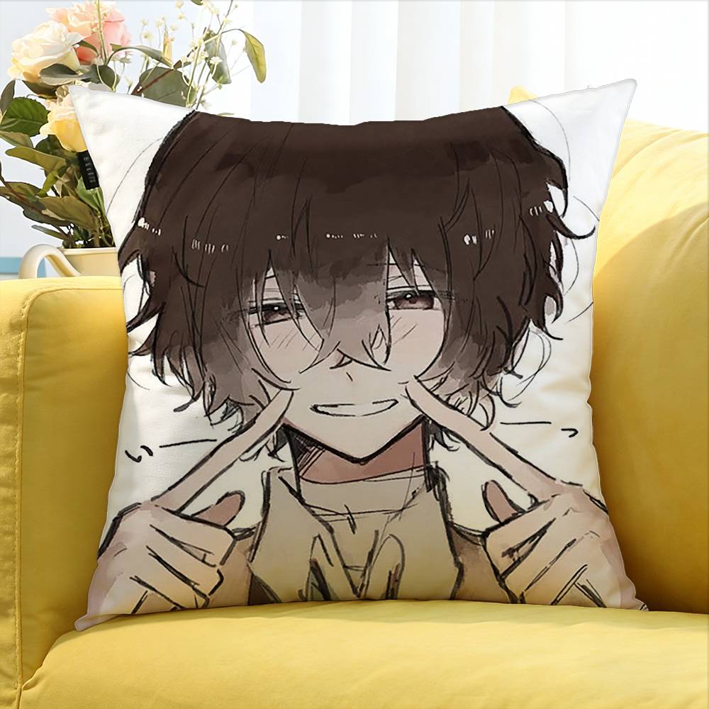 Bungo Stray Dogs Осаму Дазай Различные размеры Квадратная наволочка для Автомобиля Дома Спальни Декор