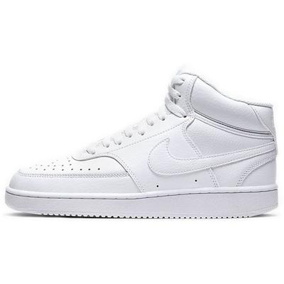 Белые женские кроссовки Court Vision Mid Triple CD5436-100