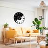 Stylish Metal Analog Wall Clock for Living Room, Office, Kitchen, Home and Hall | Antique Fancy Big Size Modern Wall Watch for Home Decor (60CM)