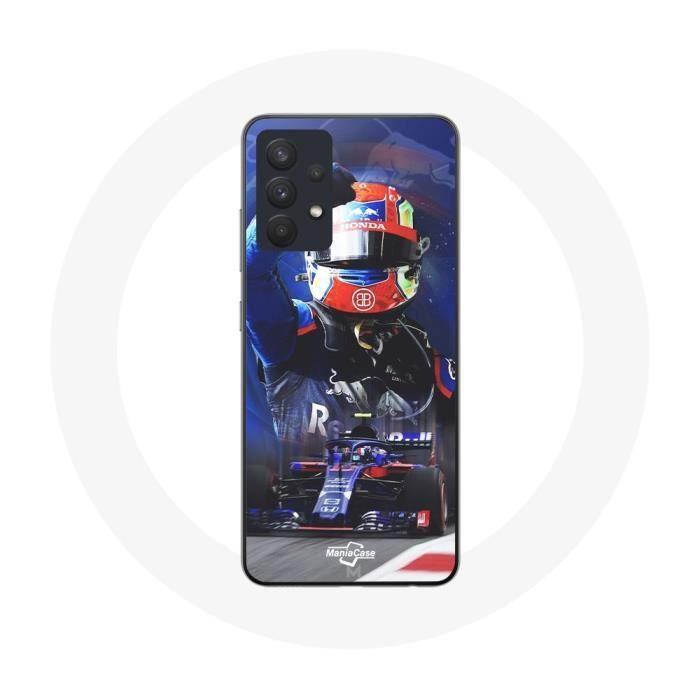 Coque pour Samsung Galaxy A13 4G / A13 4G Lite Formule 1 Pierre Gasly Pilote automobile F1 Rouge Bleu