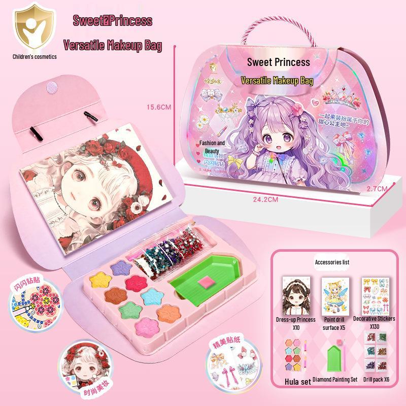 Набор детской косметики «Принцесса» для девочек: Набор для ролевых игр с помадой и лаком для ногтей