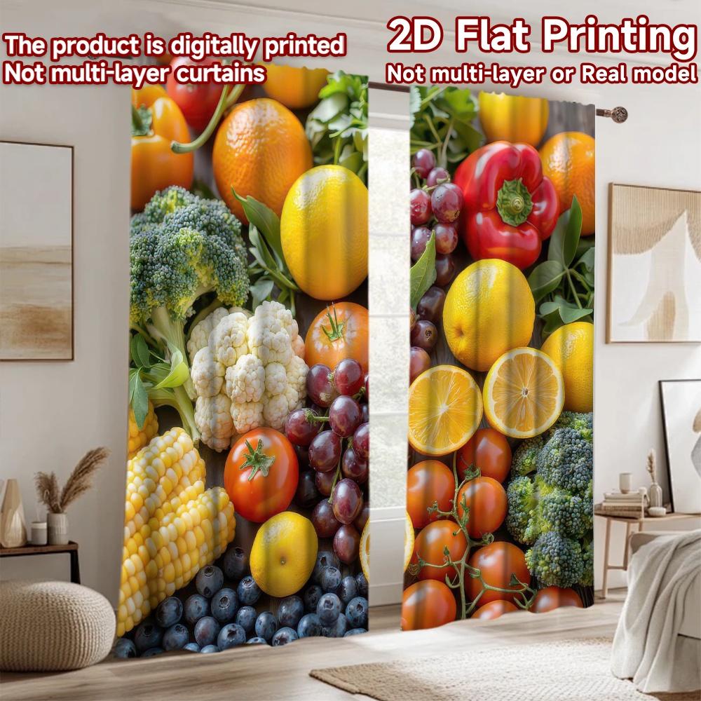 2D плоный Фон для Фотосъемки Фон для Вечеринки Красочная Свежая Продуктовая Композиция 100% Полиэстер Яркое Воссоединение Идеально для