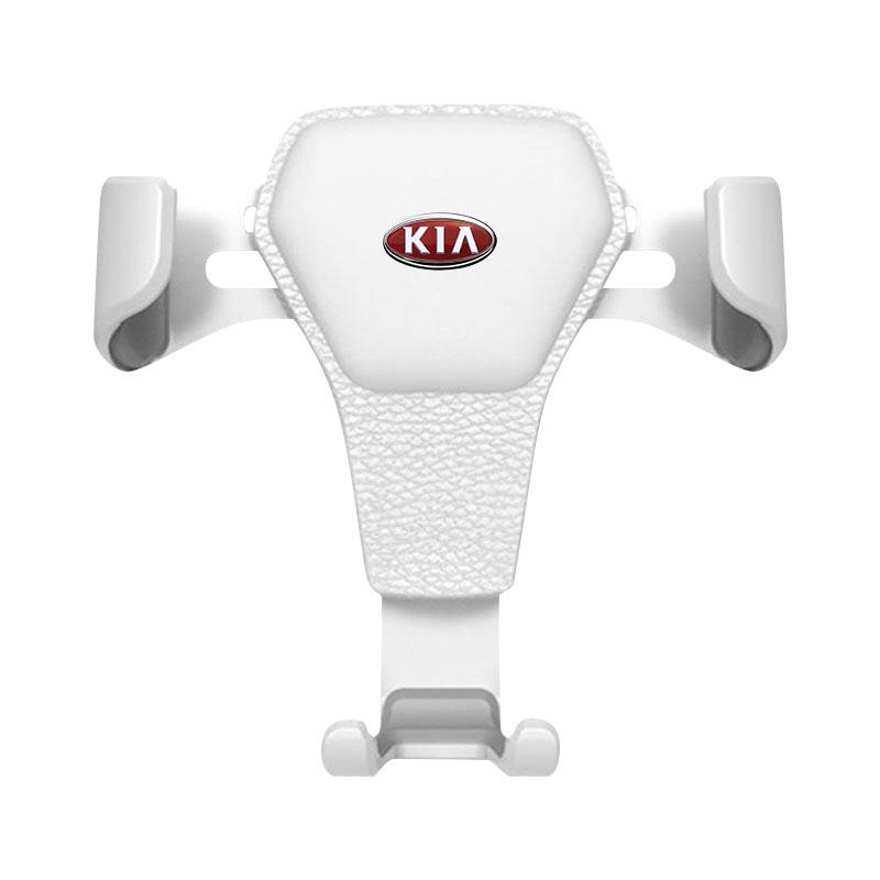 Gravity Car Badge Phone Holder Bracket Air Clip Mount Stand Auto Accessories For KIA Rio Ceed Sportage Cerato Soul Sorento Flip R K2 K3 K5 K6 K7 K8