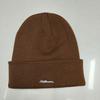 New knitted knit hat, winter warm cold hat, letter-embroidered closed-toe hat, trendy style