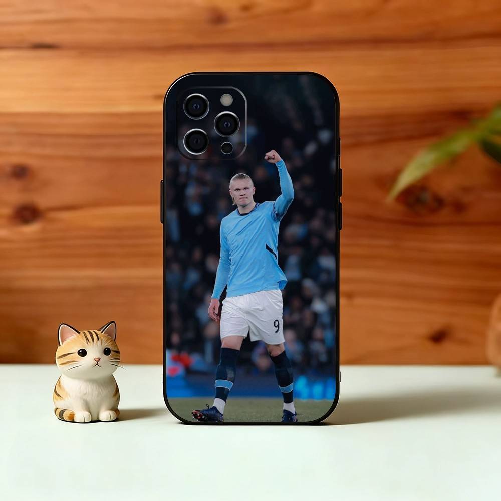 Чехол для телефона Звезды Футбола Э-Эрлинга Х-Холанда Для iPhone 17, 16,15,14,13,12,11 Plus,Pro Max, Другие Мягкий Черный Чехол