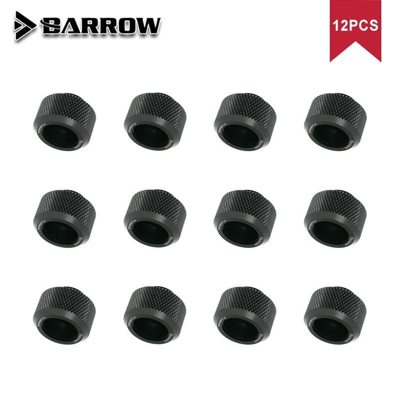 Anti-Off Tpye Hard Tube Fitting Barrow Adapter Suitable For OD14mm / OD16mm Rigid Pipe Water Cooling, 8/10/12pcs/lot, TFYKN2