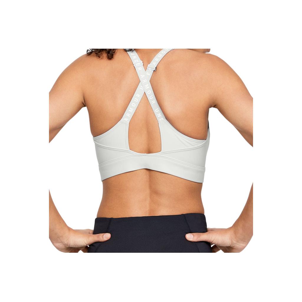 Under Armour Однотонное нижнее белье для фитнеса и йоги, спортивное нижнее белье для женщин, светло-серое 1311811-014