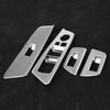 4pcs Car Window Switch Lift Button Frame Cover Trim for BMW 5 Series G30 20172018 (#1)