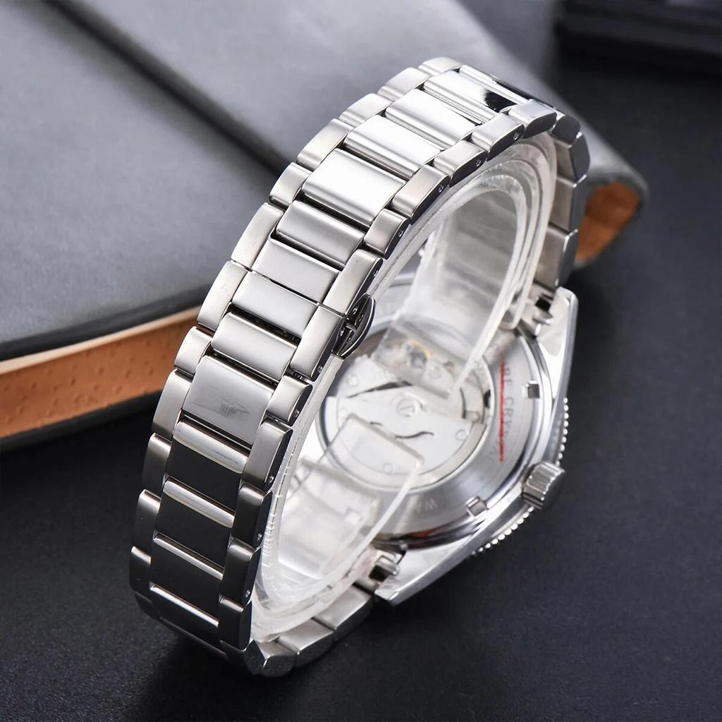 Керамический безель 100, водонепроницаемые роскошные мужские часы Corgeut, 41 мм, сапфировые механические часы для дайвера, автоматические наручные часы NH35