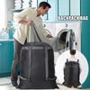 Black Laundry Bag Foldable Large Clothing Storage Bag New Wash Drawstring Bag  Camping