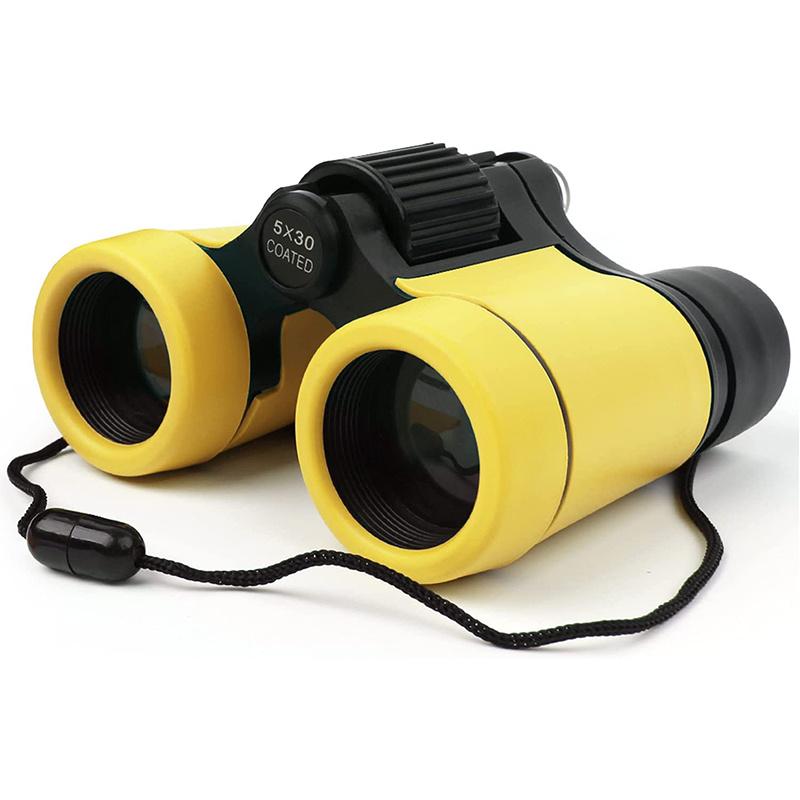 Kids Binoculars Shock Proof Toy Binoculars Set For Boys Girls Bird Watching Educational Learning Hunting Hiking Birthday Presents