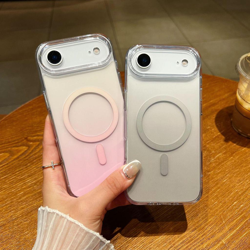Иридиевый чехол с дофаминовым градиентом для iPhone 17 Pro Max/16 Модный защитный чехол