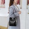 Women Crocodile Pattern Bucket Handbag Shoulder Messenger Bags Ladies PU Purse MIT