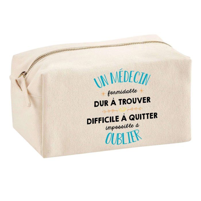 Trousse multifonction Un Médecin Formidable Cadeau Anniversaire Noël Collègue Départ Retraite | Trousse Scolaire Fournitures Bureau