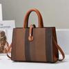 2026 summer fashion handbag simple contrasting color versatile large capacity shoulder messenger bag