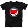 Антифашистское действие Antifa Повседневная футболка Мужская и женская Топ от люксового бренда