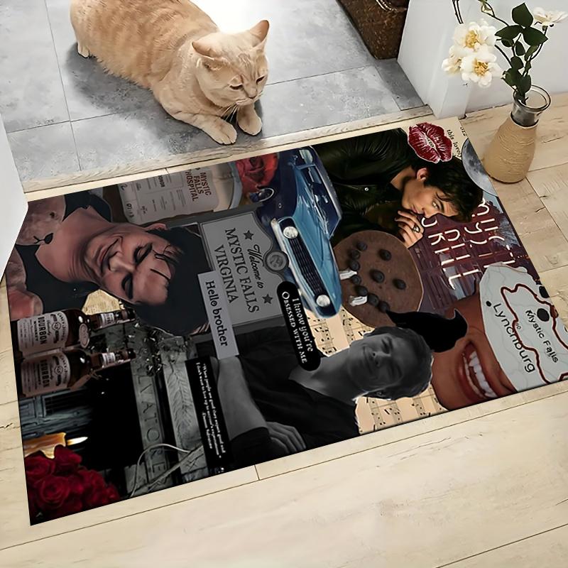 Mystic Falls Chronicles Carpet Rug Soft Washable Antislip Home Living Room Sofa Mats Personalized Christmas Rug