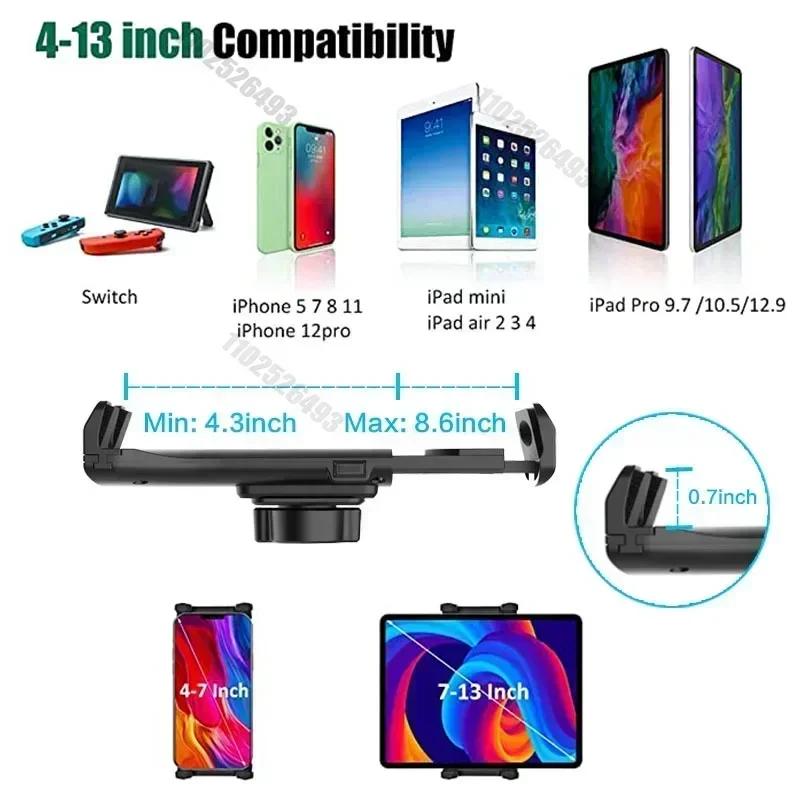 1Pc Universal 360 Adjustable Car Tablet Stand Holder,Car Cup Phone Holder Mount,Auto Cup Cradle for 4.7-13 in Tablet IPhone IPad